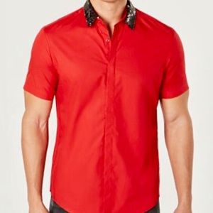 INC International Concepts I.N.C Men Sequin Collar